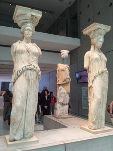The Acropolis Museum.  These are the real Six Sisters.  Those at the Acropolis are fakes.